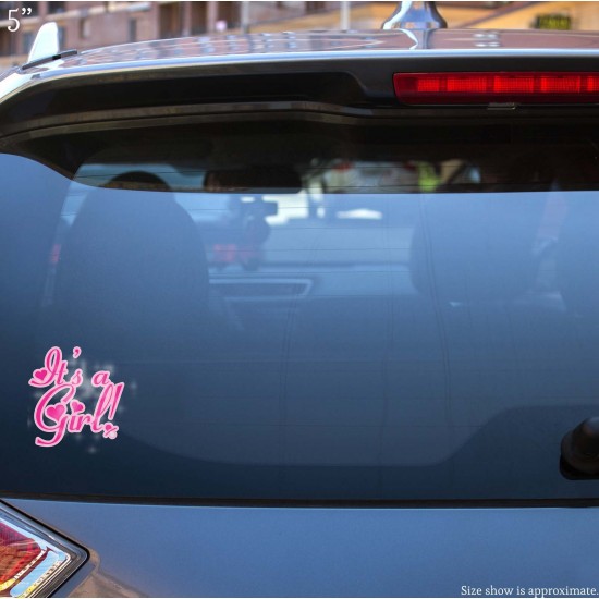 Baby Shower It's a Girl! Vinyl Decal