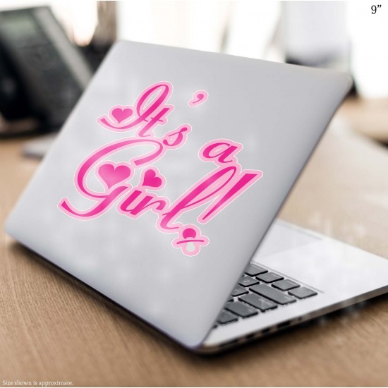 Baby Shower It's a Girl! Vinyl Decal