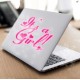 Baby Shower It's a Girl! Vinyl Decal