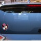 Mickey & Minnie Heart Collection (Kiss) Vinyl Decal 