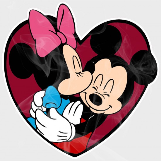 MICKEY 20  Mickey and minnie kissing, Minnie mouse drawing
