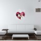 Mickey & Minnie Heart Collection (Love) Vinyl Decal 