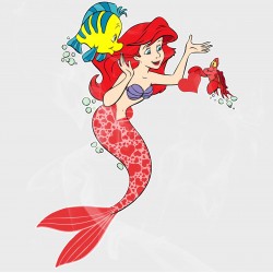 Ariel Love Static Cling Decal