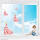 Cinderella Love Static Cling Decal