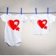 Heart Puzzle with Missing Piece Vinyl Iron-On Decal 