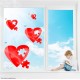 Heart Puzzle with Missing Piece Static Cling Decal 