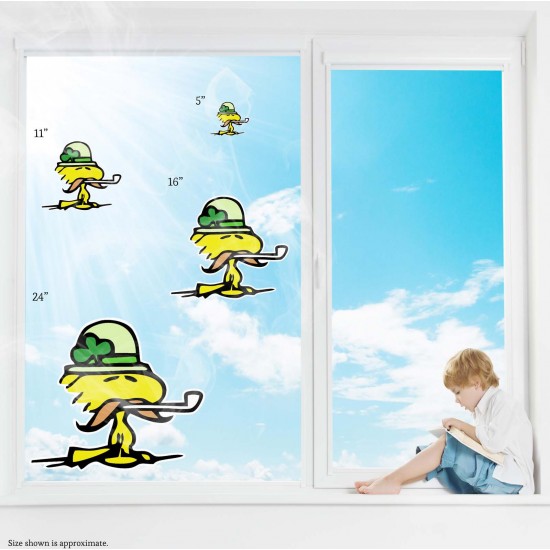 Comic Classics Leprechaun St Patrick's Day Static Cling Decal Comic Classics Leprechaun St Patrick's Day Static Cling Decal