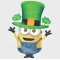 Minion St Patrick's Day Leprechaun Vinyl Iron-On Decal 