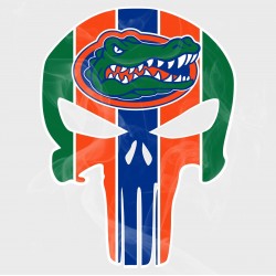 Game Day Skull Static Cling Decal Vol V