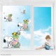 Comic Classics Snoopy & Woodstock Easter Basket Static Cling Decal Comic Classics Snoopy & Woodstock Easter Basket Static Cling Decal