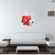 Comic Classics Snoopy Christmas Hanging Stockings Vinyl Decal 