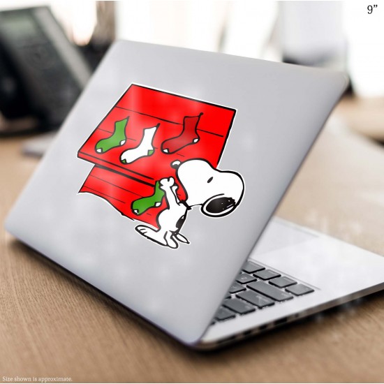 Comic Classics Snoopy Christmas Hanging Stockings Vinyl Decal 