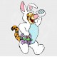 Tigger Easter Bunny Vinyl Decal