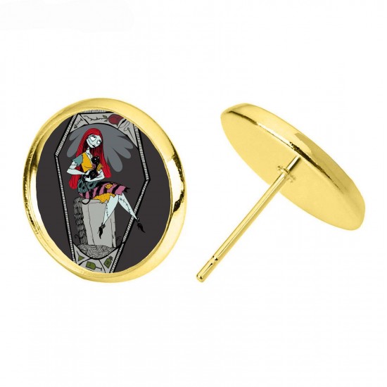 The Nightmare before Christmas Sally on Headstone Earrings