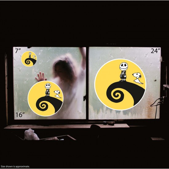 Comic Classics Nightmare before Christmas Static Cling Decal 