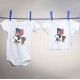 Comic Classics Snoopy & Woodstock 4th of July Flags Vinyl Iron-On Decal