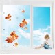 Autumn Leaves Falling Leaves Static Cling Decal 