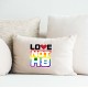 Love Not Hate Vinyl Iron-On Decal 