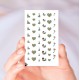 Princess Autism Awareness Nail Decals 