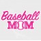 Baseball Mom Vinyl Iron-On Decal (Multiple Color Options Available)