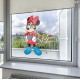 Minnie Superhero Autism Awareness Static Cling Decal
