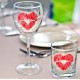 Lip Heart Vinyl Decal 