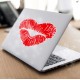 Lip Heart Vinyl Decal 