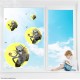 Adventure Time Finn Jack Skellington Static Cling Decal 