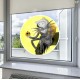 Adventure Time Finn Jack Skellington Static Cling Decal 