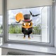 Adventure Time Jake Halloween Static Cling Decal 