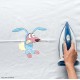 Courage the Cowardly Dog Easter Bunny Vinyl Iron-On Decal 