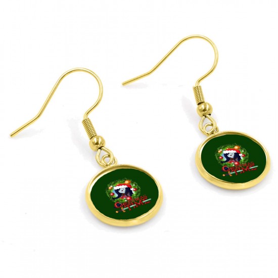 Adventure Time Christmas Earrings