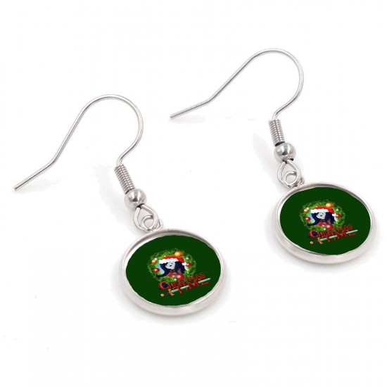 Adventure Time Christmas Earrings
