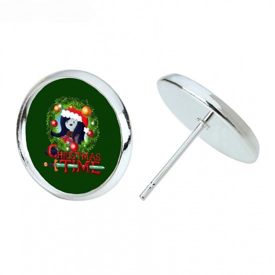 Adventure Time Christmas Earrings