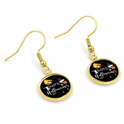 Dachshund Halloween Earrings