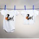 Dachshund Halloween Skeleton Vinyl Iron-On Decal