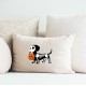 Dachshund Halloween Skeleton Vinyl Iron-On Decal