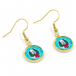 Dalmatians Christmas Earrings
