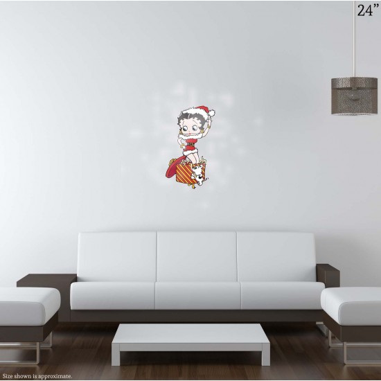 Betty Boop & Pudgy Christmas Vinyl Decal