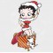Betty Boop & Pudgy Christmas Vinyl Decal