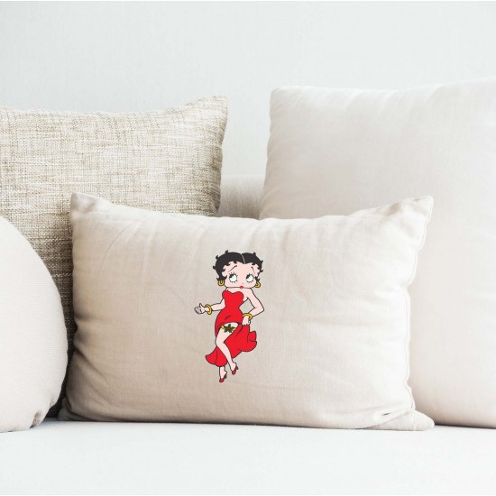 Betty Boop Christmas Garder Vinyl Iron-On Decal