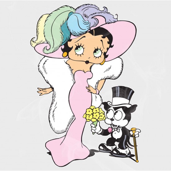 Betty Boop Easter Dress Vinyl Decal