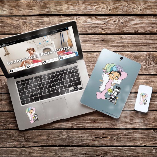 Betty Boop Easter Dress Vinyl Decal