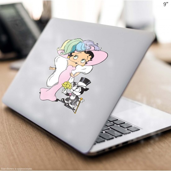 Betty Boop Easter Dress Vinyl Decal