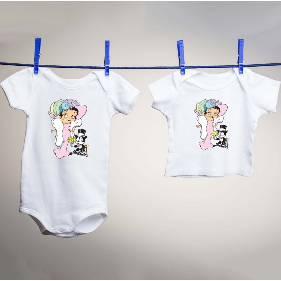 Betty Boop Easter Dress Vinyl Iron-On Decal
