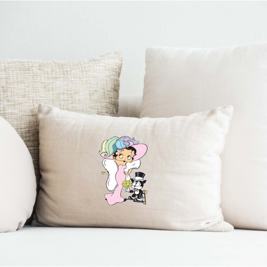 Betty Boop Easter Dress Vinyl Iron-On Decal