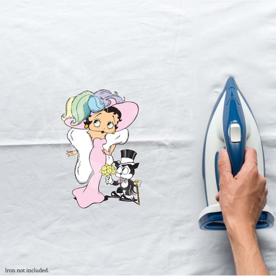 Betty Boop Easter Dress Vinyl Iron-On Decal