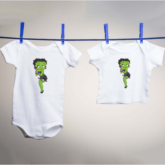 Betty Boop Frankenstein Vinyl Iron-On Decal