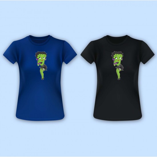 Betty Boop Frankenstein Vinyl Iron-On Decal