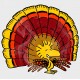 Comic Classics Woodstock Turkey Vinyl Iron-On Decal